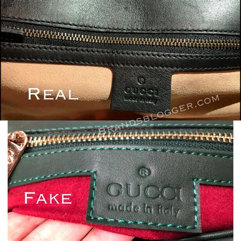 cheap and fake interior lining of a gucci bag|how to spot a gucci bag.